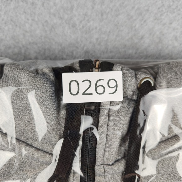 Nike Hoodie Dri-Fit Zip Up Men's M Medium Gray Athletic Sweater - Picture 8 of 8